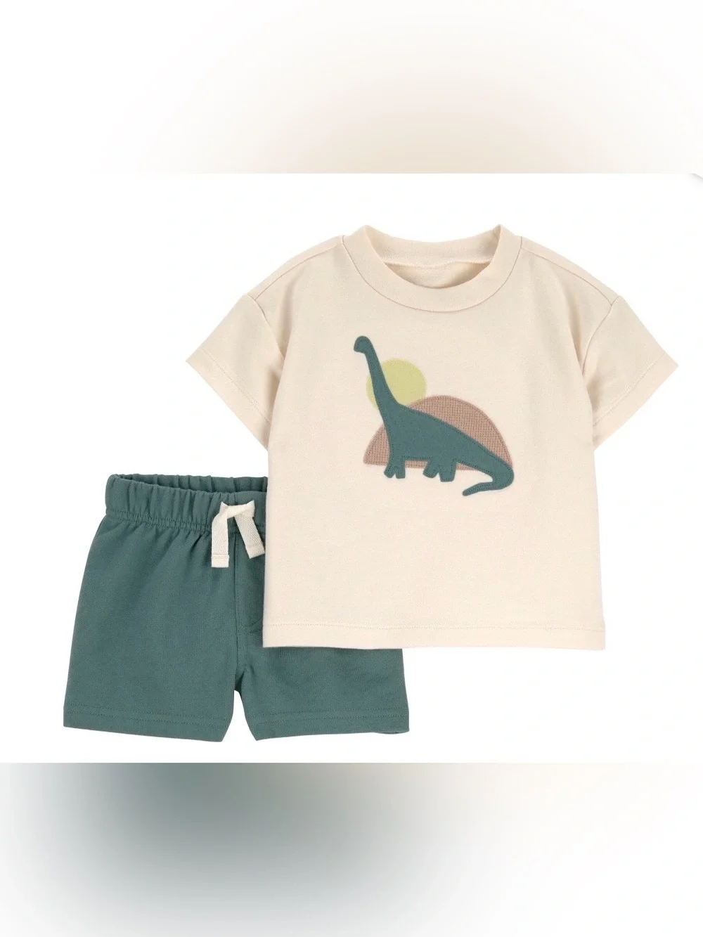 Carter's Child of Mine Baby Boy Dinosaur Outfit 2-Piece Set, Size 12 Months